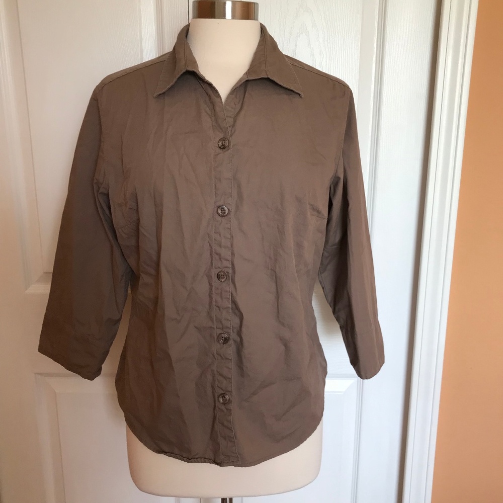 Columbia Sportswear 3/4 sleeve blouse top L
